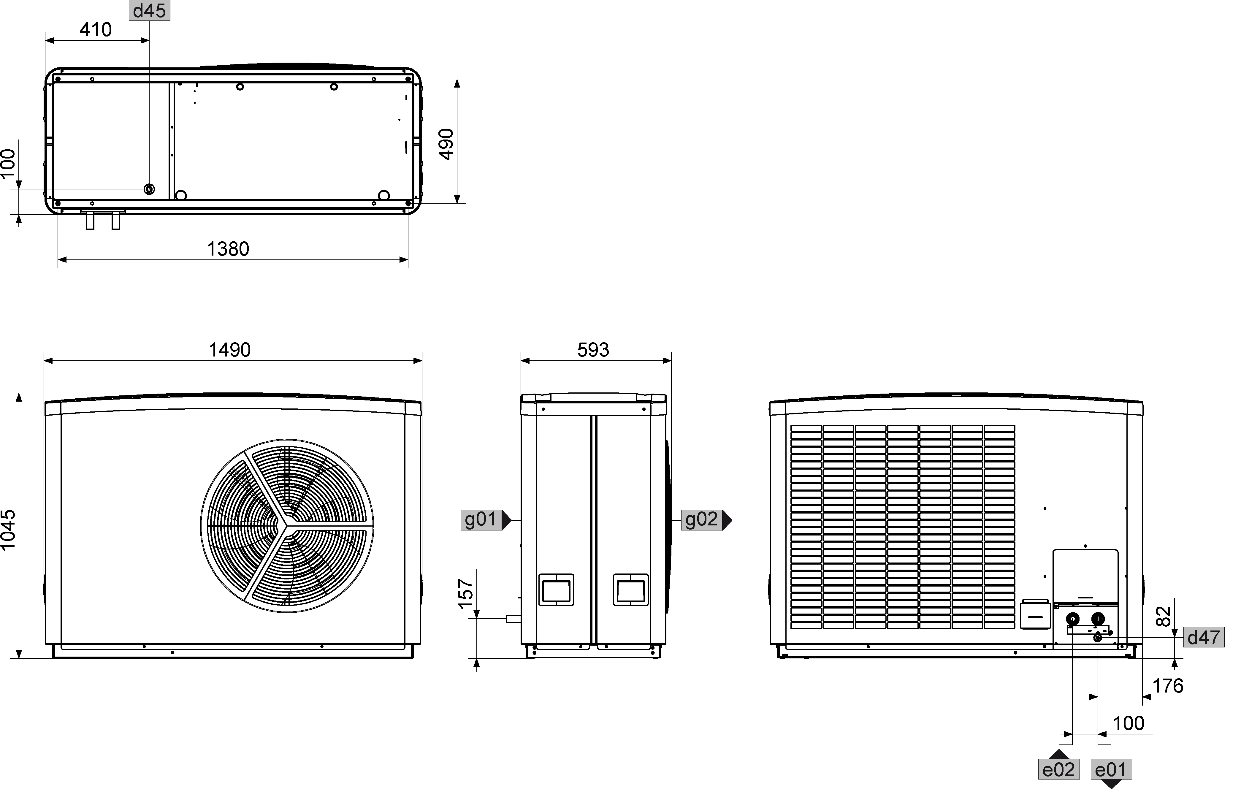 WPL 25 AC / WPL 25 ACS - Air Source Hydronic Heating Heat Pumps - Heat ...