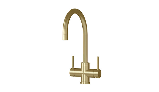 Design-Kollektion 3in1 Tap in Brushed Gold Design-Kollektion 3in1 Tap in Brushed Gold