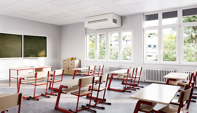Heat Recovery Ventilation for schools, childcare, restaurants and offices