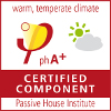 Certified Component Warm Temperate Climate Certified Component Warm Temperate Climate
